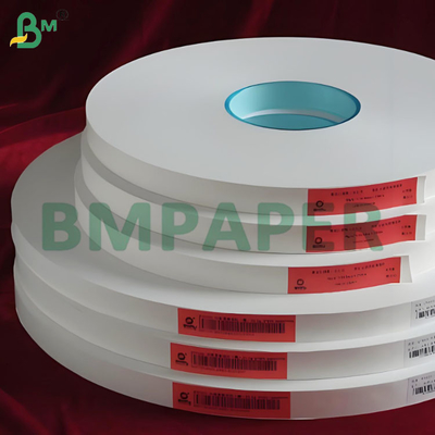 22-53mm مواد غذایی سفید بسته بندی کاه کاغذ کرفت رول قابل چاپ