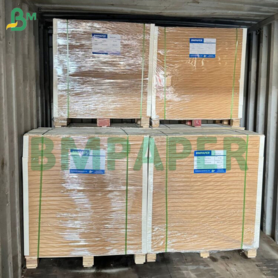صفحه پشتی کرافت قهوه ای 270gsm 350gsm صفحه حامل پوشیده سفید بالا