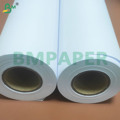 90 GSM 2-3 اینچ هسته سفید مهندسی نقشه کاغذ رول
