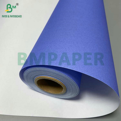 610mm x 50m A0 A1 80GSM رنگ بنفش آبی کاغذ نقشه برداری CAD