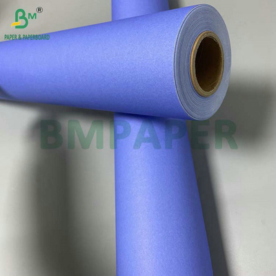 610mm x 50m A0 A1 80GSM رنگ بنفش آبی کاغذ نقشه برداری CAD