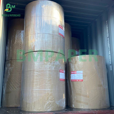 40gm ضد چرب قهوه ای فنجان پخت و پز کیک کاغذ سینی کفن پوشه