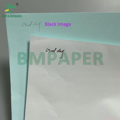 8.5 x 11 اندازه نامه تصویر سیاه 75gm کاغذ NCR بدون کربن کپی