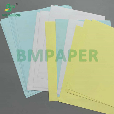 8.5 x 11 اندازه نامه تصویر سیاه 75gm کاغذ NCR بدون کربن کپی