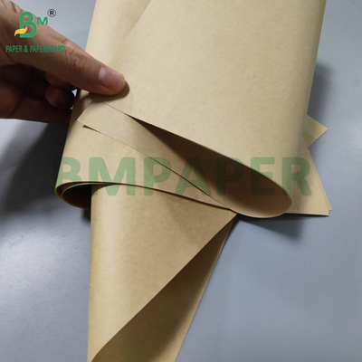 ۶۵ گرم ۷۰ گرم کاغذ کرافت قهوه ای برای بسته بندی شیمیایی ۷۰ × ۱۰۰ سانتی متر