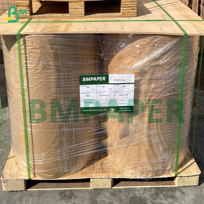 رنگ قهوه ای طبیعی پشت و بالا کاغذ پوشیده سفید 275gm