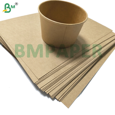 کاغذ دست ساز PE قهوه ای Cupstock کاغذ قدرت و دوام برای فنجان