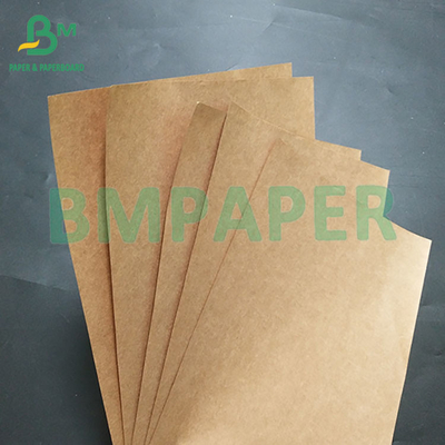 120gm مواد غذایی درجه قهوه ای Kraft Liner Paper برای ساخت کوله دست بسته بندی مواد غذایی