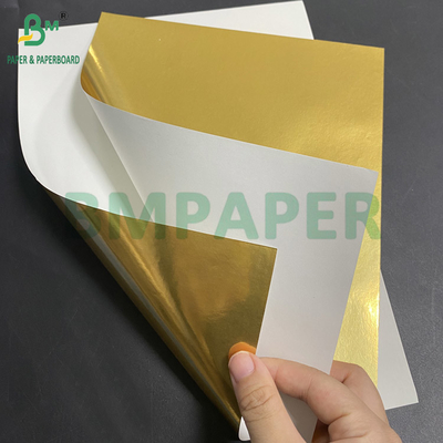 کاغذ فلزی 70 گرم برای برچسب بطری آبجو نقره بالا سفید پشت 765mm