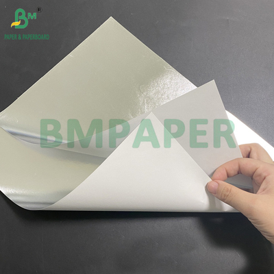 کاغذ فلزی 70 گرم برای برچسب بطری آبجو نقره بالا سفید پشت 765mm