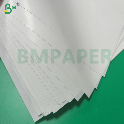 70gm یک طرف کاغذ برچسب پوشیده درخشنده قدرت مرطوب سفید بالا
