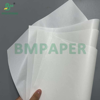 11 x 14 " 45g 50g پوشش 1 طرف MG کاغذ Kraft سفید برای بسته بندی نان
