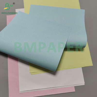 48-80gm NCR Paper اندازه نامه کاغذ کپی بدون کربن 500 ورق در هر ریم 8.5 * 11 اینچ