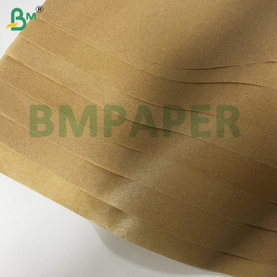50g 60g سفید / قهوه ای مواد غذایی امن گلس بالا MG کاغذ کرافت برای هدیه و بسته بندی مواد غذایی