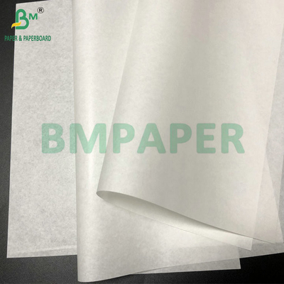پالپ چوبی FDA تایید شده 35gsm 45gsm MG کاغذ Kraft سفید کاغذ بسته بندی مواد غذایی