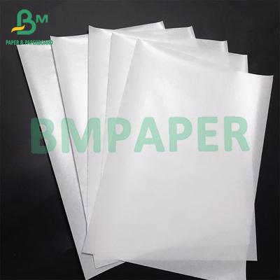30GSM 50GSM 15PE چمدان سفید کاغذ کرافت بسته بندی مواد غذایی