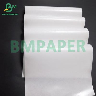 30GSM 50GSM 15PE چمدان سفید کاغذ کرافت بسته بندی مواد غذایی