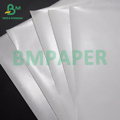 30GSM 50GSM 15PE چمدان سفید کاغذ کرافت بسته بندی مواد غذایی