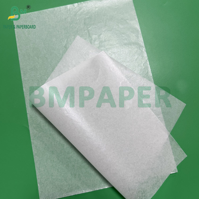 کاغذ پوشش سیلیکونی سفید دو طرفه 40gsm 60-150cm رول کاغذ ضد آب ضد چرب
