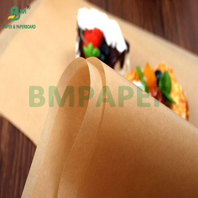 مواد غذایی امن 35gsm 45gsm سیلیکون پوشش داده شده کاغذ پخت و پز سفید Greaseproof