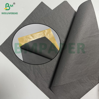 30 گرام کاغذ سیاه تک درخشنده موم شده 370mm 375mm 380mm Premium Inner Liner برای کیسه های انگو