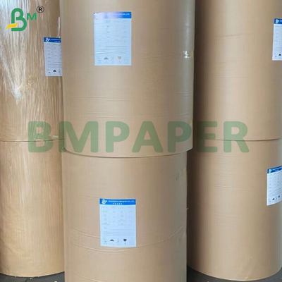0.55mm 0.8mm ضد آب رول های کاغذ Kraft قابل شستشوی 150cm*100m