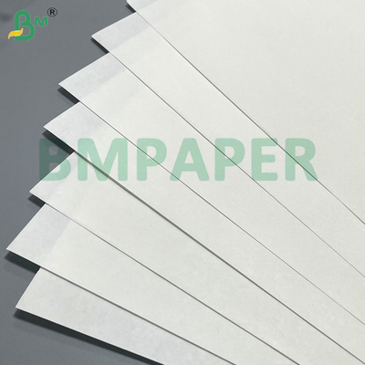 80GSM 90GSM کاغذ kraft سفید برای کیسه ها مقاومت بالا در برابر اشک مواد غذایی امن کامل چوب پالپ