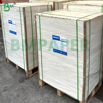 90g 100g کاغذ کرافت سفید روشن انعطاف پذیری بالا و سفتی برای کیسه های حمل