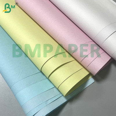 50-120gsm تصویر شفاف پوشش داده شده بدون کربن NCR کپی کاغذ CB / CF / CFB رول برای فاکتورها و رسید های چاپ لایحه