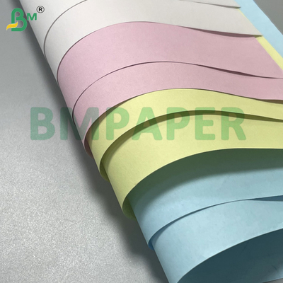50-120gsm تصویر شفاف پوشش داده شده بدون کربن NCR کپی کاغذ CB / CF / CFB رول برای فاکتورها و رسید های چاپ لایحه