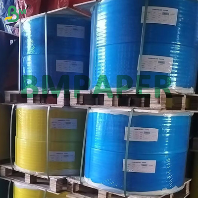 50-120gsm تصویر شفاف پوشش داده شده بدون کربن NCR کپی کاغذ CB / CF / CFB رول برای فاکتورها و رسید های چاپ لایحه