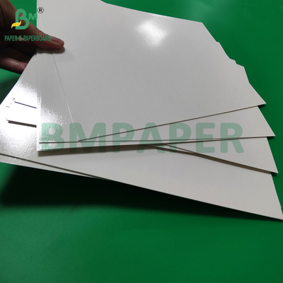 315g PET پوشانده شده ظرف مواد غذایی کاغذ کارت برای جعبه های میان وعده سفتی بالا