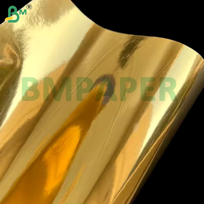 ۲۴۰ گرمی کاغذ فلزی درخشنده نقره ای طلایی رنگ فلزی برای کارت های VIP گواهینامه های الکترونیکی بسته بندی