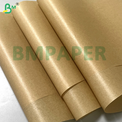 30gsm 40gsm 45gsm سیلیکون کاغذ پخت و پز گرما - مقاوم قهوه ای سفید برای فرنج های هوا