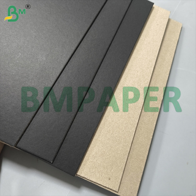 مقوای خاکستری 100% بازیابی شده یک طرف خط مشکی تخته جامد