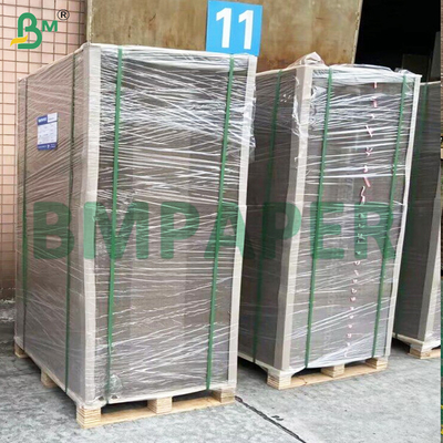 مقوای خاکستری 100% بازیابی شده یک طرف خط مشکی تخته جامد