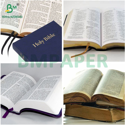 35gsm 40gsm کاغذ کتاب مقدس فوق العاده سبک سفید برای چاپ دیکشنری