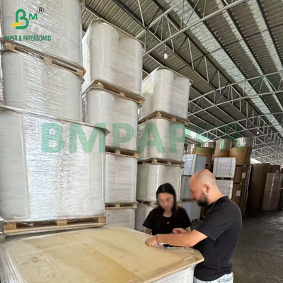 26grs رول های کاغذی سفید برای بسته بندی یکبار مصرف