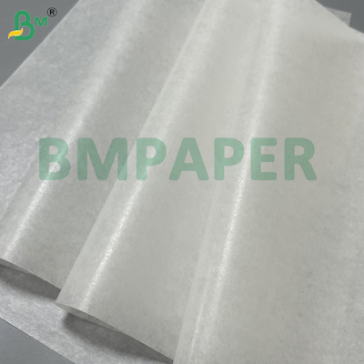 40gsm انعطاف پذیر بسته بندی مواد غذایی ضد چسب پیک نیک Bento Liner کاغذ پوشش موم نیمه شفاف