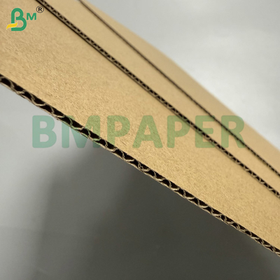 تابلوی لوله ای قهوه ای سه لایه ای برای ساخت کارتون های بسته بندی ، بدون پوشش 140/100/140gsm
