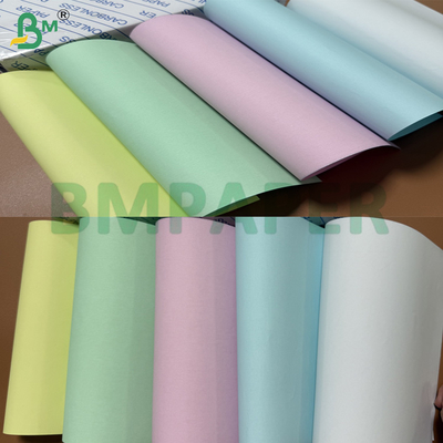 کاغذ کاربن‌لس NCR 80 گرمی در رنگ‌های سفید و چند رنگ، سایز قانونی 8.5 اینچ در 14 اینچ
