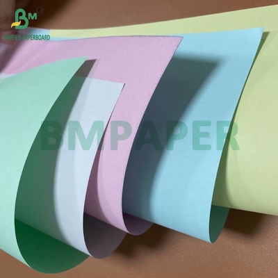 CB سفید CFB گلابی CF زرد 60gm NCR کاغذ کپی خودکار برای لوازم اداری