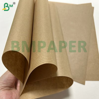 60 گرمی 70 گرمی کاغذ کرافت قهوه ای بدون رنگ برای بسته بندی 1100 میلی متر 1200 میلی متر