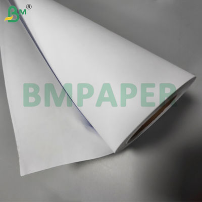80gsm Uncoated Inkjet CAD Plotter Paper Roll For 30''  36'' x 150yards 3'' Core