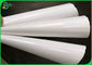 ضد آب 100gsm + 10gsm PE یک طرفه پوشش قهوه ای یا سفید مواد غذایی مقیاس کاغذ رول برای بسته های سریع فست فود