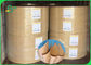 عرض 70 × 100 سانتی متر سطح مقاوم در برابر سایش سطح صاف 70 - 80 گرم قهوه FDA کاغذ کرافت در رول