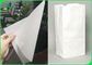 کاغذ همبرگر 60gsm براق کاغذ رول های کاغذی کرافت سفید