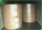 کاغذ قهوه ای Kraft 100٪ بی خطر و قابل تخریب با پوشش PE برای کیسه های کاغذی
