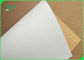 کاغذ آستر پشتی سفید و کرافت با روکش یک طرف سفالی برای بسته بندی مواد غذایی