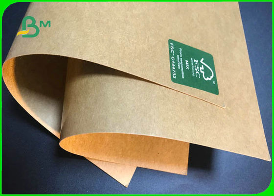 بسته بندی مواد غذایی بسته بندی مواد کاغذی با روکش PE Kraft Grade ، مواد غذایی برای جعبه های آماده غذای آماده